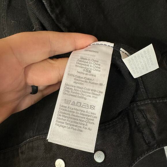 Madewell Jean Jacket Classic Lunar Wash Black Denim NEW NWT S - Picture 5 of 6